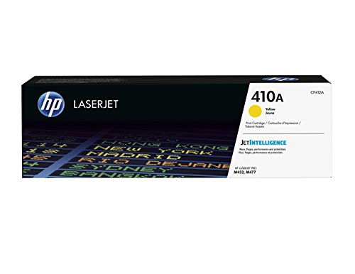 HP 410A - Yellow - original - LaserJet - toner cartridge (CF412A) - for Color LaserJet Pro M452, MFP M377, MFP M477