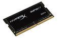 HyperX Impact - DDR4 - kit - 16 GB: 2 x 8 GB - SO-DIMM 260-pin - 2666 MHz / PC4-21300 - CL15 - 1.2 V - unbuffered - non-ECC - black