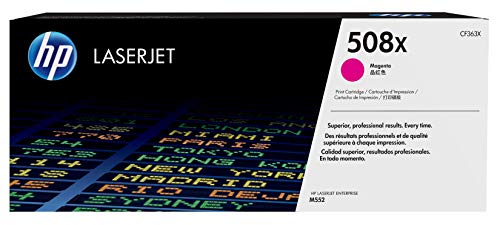 Best Value HP CF363X 508X High Yield Original LaserJet Toner Cartridge, Magenta, Pack of 1