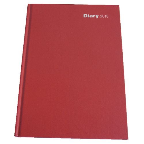 Best Value Niceday Day Per Page Diary A4 2018 Red