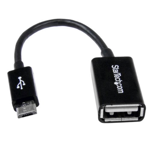 Best Value STARTECH.COM 5In Micro USB to USB Otg Host Adapter - Micro USB Male to USB a Female On-The-Go Host Cable Adapter