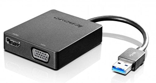 Best Value Lenovo Universal USB 3.0to VGA/HDMI Adaptor