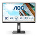 AOC 22P2DU - LED monitor - 21.5" - 1920 x 1080 Full HD (1080p) @ 75 Hz - IPS - 250 cd/m - 1000:1 - 4 ms - HDMI, DVI, VGA - speakers - black