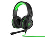 HP Pavilion Gaming 400 - Headset - full size - wired - 3.5 mm jack - acid green - for OMEN by HP 16, Victus by HP 16, HP 15, Chromebook 11, Pavilion 15, Slim S01