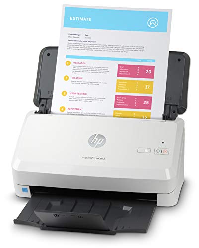 HP Scanjet Pro 2000 s2 Sheet-feed - Document scanner - Duplex - 216 x 3100 mm - 600 dpi x 600 dpi - up to 35 ppm (mono) - ADF (50 sheets) - up to 3500 scans per day - USB 3.0