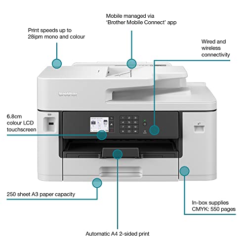 Brother MFC-J5340DW Multifunction A4 Inkjet Printer