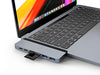 Hyper DUO 7-in-2 MacBook Pro Hub Grey