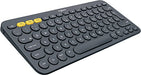 Logitech K380 Multi-Device Bluetooth Keyboard - Keyboard - Bluetooth - Nordic - black