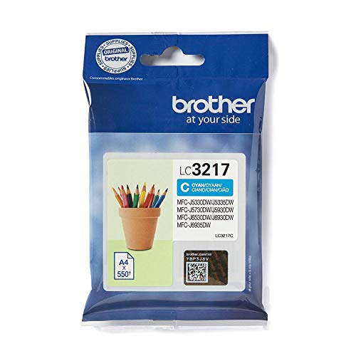 Brother LC3217C - Cyan - original - ink cartridge - for INKvestment Business Smart Plus MFC-J5930, INKvestment Business Smart Pro MFC-J6935