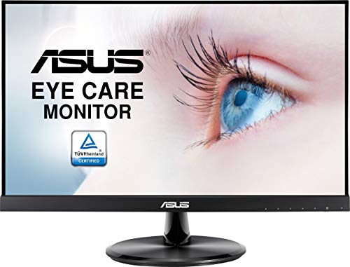 ASUS VP229Q - LED monitor - 21.5" - 1920 x 1080 Full HD (1080p) @ 75 Hz - IPS - 250 cd/m? - 1000:1 - 5 ms - HDMI, VGA, DisplayPort - speakers - black