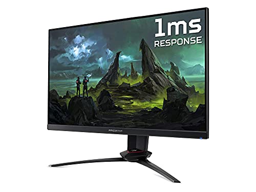 Acer Predator XB253QGX 24.5 Inch 1920 x 1080 Pixels Full HD Resolution 1ms Response Time DisplayHDR 400 HDMI DisplayPort LED Gaming Monitor