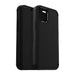 OtterBox Strada Series Folio - Flip cover for mobile phone - leather, polycarbonate, metal latch - shadow black - slim design - for Apple iPhone 12 mini