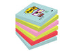 Best Value Post-it Notes 76 x 76 mm Super Sticky Notes, Miami Colour Collection, 6 Pads (90 Sheets per pad)