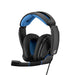 EPOS I SENNHEISER GSP 300 - Headset - full size - wired - 3.5 mm jack - noise isolating - black, blue