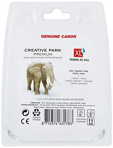 Canon CLI-571GY XL - 11 ml - High Yield - grey - original - ink tank - for PIXMA MG7750, MG7751, MG7752, MG7753, TS8050, TS8051, TS8052, TS8053, TS9050, TS9055