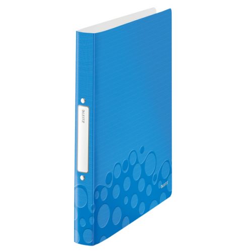 Best Value Leitz WOW 2-O Ringbinder A4 PP 25mm Blue Metallic PK10