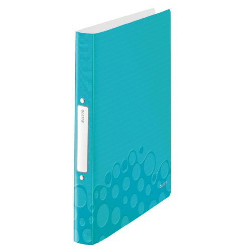 Best Value Leitz WOW 2-O Ringbinder A4 PP 25mm Ice Blue PK10