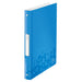 Best Value Leitz WOW 4-O Ringbinder A4 PP 25mm Blue Metallic PK10