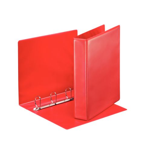 Best Value Esselte Essentials Pres Binder A4 40mm 4 D-Ring Red PK10