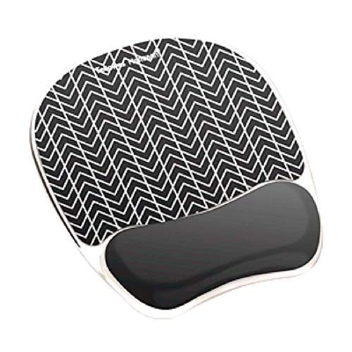 Fellowes Chevron Microban Gel Mousepad Wrist Support