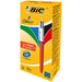 Best Value BIC 4 Colours Original Fine Ball Pens Fine Point (0.8 mm) - Box of 12