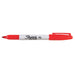 Best Value Sharpie Permanent Markers, Fine Tip, Red, Box of 12