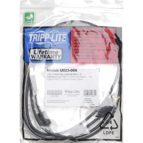 Tripp Lite USB 2.0 A to B Cable with Ferrite Chokes 6ft