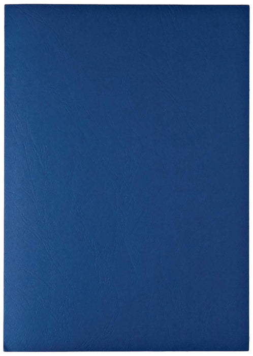 Best Value GBC Antelope Binding Covers Leather-look Plain A4 Royal Blue Ref CY040029U [Pack of 100]