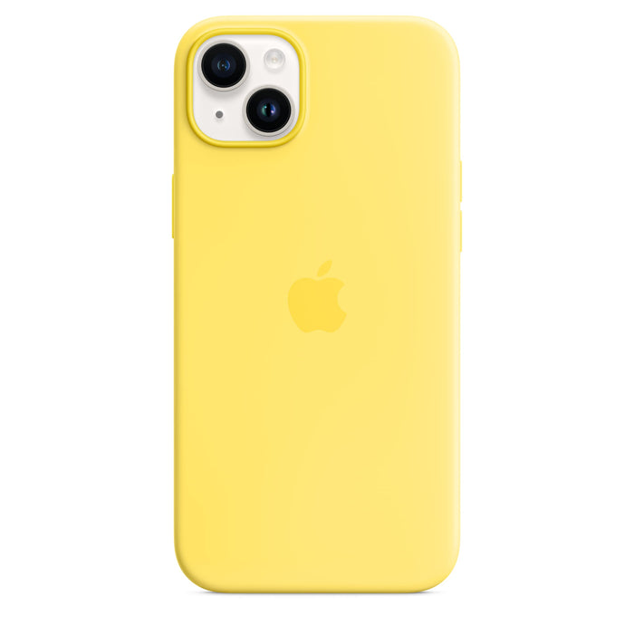 Apple - Back cover for mobile phone - MagSafe compatibility - silicone - canary yellow - for iPhone 14 Plus