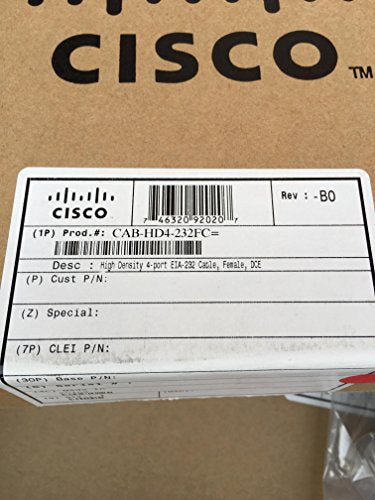 Cisco - Serial RS-232 cable (DCE) - DB-25 (F) to HD-68 (M) - 3 m - EIA-232 - for Intrusion Detection System 4210 Sensor