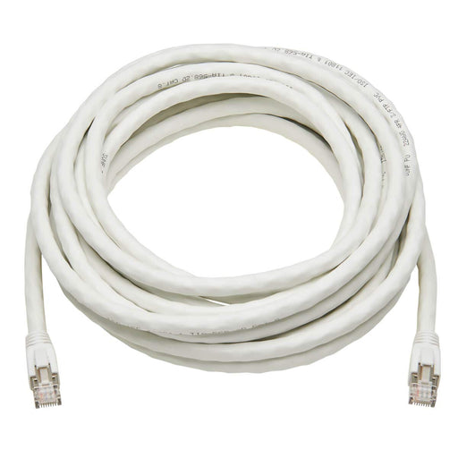 Tripp Lite Cat8 25G/40G-Certified Snagless S/FTP Ethernet Cable (RJ45 M/M), PoE, White, 25 ft. - Patch cable - RJ-45 (M) to RJ-45 (M) - 7.62 m - S/FTP - CAT 8 - snagless, solid - white