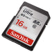 SanDisk Ultra - Flash memory card - 16 GB - Class 10 - SDHC UHS-I