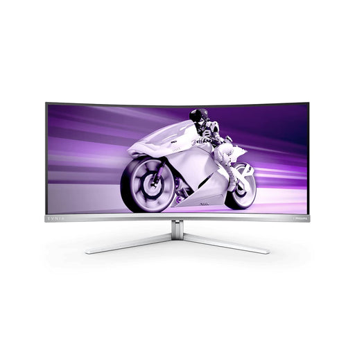 Philips Evnia 34M2C8600 - Evnia 8000 Series - OLED monitor - gaming - curved - 34" - 3440 x 1440 WQHD @ 175 Hz - 1000 cd/m² - 1000000:1 - DisplayHDR 400 True Black - 0.1 ms - 2xHDMI, DisplayPort, USB-C - speakers - white