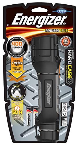 Best Value Energizer Hard Case Project Plus 4AA LED Torch, Black