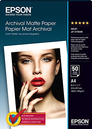 Epson Archival Matte Paper - Matte paper - A4 (210 x 297 mm) - 192 g/m2 - 50 sheet(s)