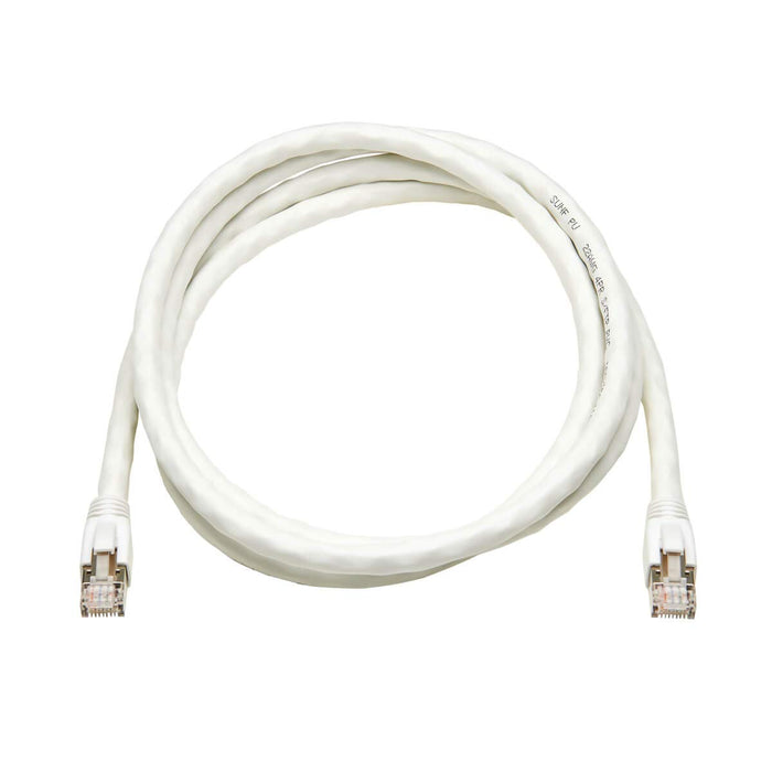 Tripp Lite Cat8 25G/40G-Certified Snagless S/FTP Ethernet Cable (RJ45 M/M), PoE, White, 6 ft. - Patch cable - RJ-45 (M) to RJ-45 (M) - 1.829 m - S/FTP - CAT 8 - snagless, solid - white