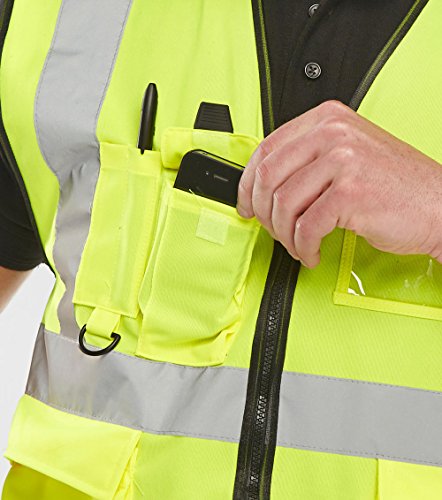 Hi Vis Executive Waistcoat To Iso 20471 Yellow Xxl