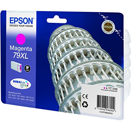 Epson 79XL - 17.1 ml - XL - magenta - original - ink cartridge - for WorkForce Pro WF-4630DWF, WF-4640DTWF, WF-5110DW, WF-5190DW, WF-5620DWF, WF-5690DWF