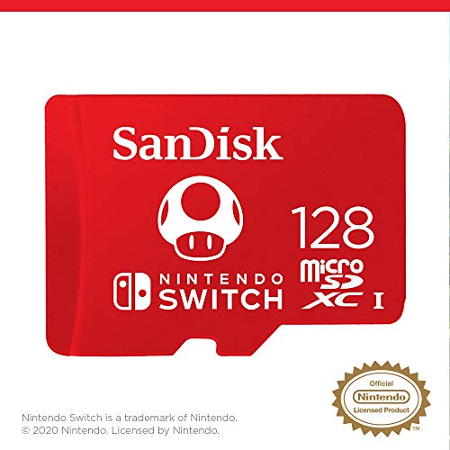 SanDisk - Flash memory card - 128 GB - UHS-I U3 - microSDXC UHS-I - for Nintendo Switch