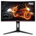 AOC Gaming C24G1 - LED monitor - curved - 24" - 1920 x 1080 Full HD (1080p) @ 144 Hz - VA - 250 cd/m - 3000:1 - 1 ms - 2xHDMI, VGA, DisplayPort - black