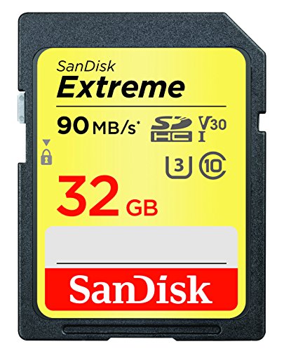 SanDisk Extreme - Flash memory card - 32 GB - Video Class V30 / UHS Class 3 / Class10 - SDHC UHS-I