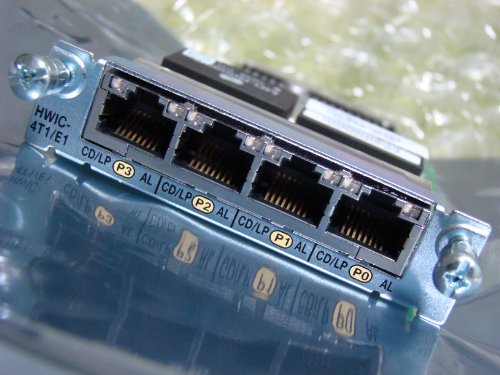 Cisco Clear Channel - Expansion module - MLPPP, FRF.16 - 4 ports - T-1/E-1 - for Cisco 2821 4-pair, 28XX, 28XX V3PN, 29XX, 38XX, 38XX V3PN, 39XX