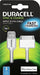 Duracell - Charging / data cable - USB (M) to Apple Dock (M) - 1 m - white - for Apple iPad/iPhone/iPod (Apple Dock)