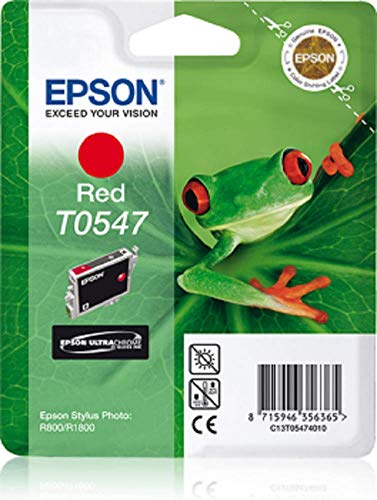 Epson T0547 - Print cartridge - 1 x pigmented red - 400 pages