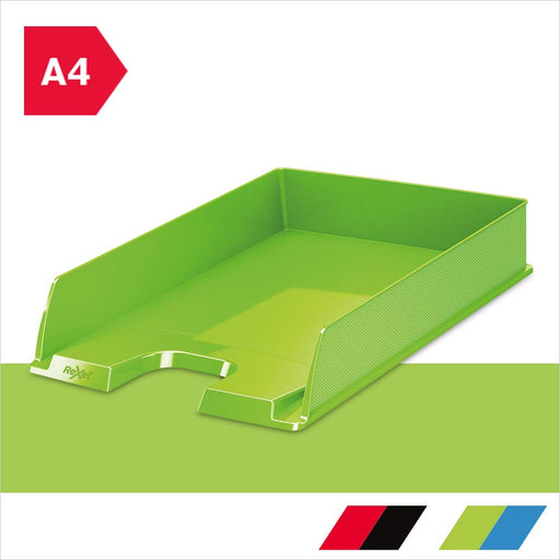 Best Value Rexel Choices, 2115600, Letter Tray, A4, Green