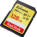 SanDisk Extreme - Flash memory card - 128 GB - Video Class V30 / UHS-I U3 / Class10 - SDXC UHS-I