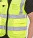 Hi Vis Executive Waistcoat To Iso 20471 Yellow Xxl