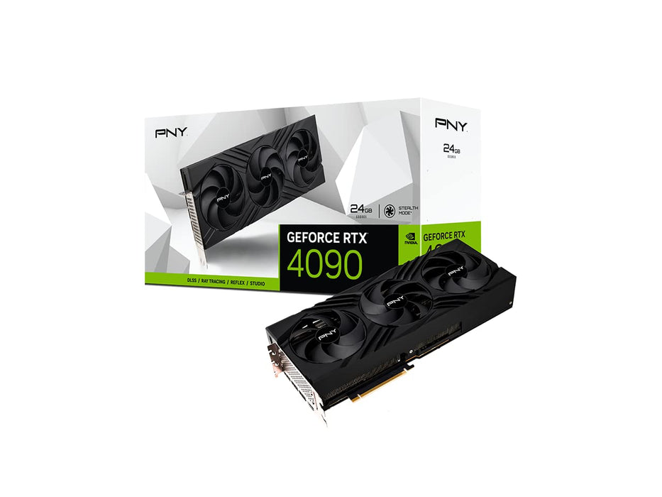 PNY GeForce RTX 4090 VERTO Triple Fan - Graphics card - NVIDIA GeForce RTX 4090 - 24 GB GDDR6X - PCIe 4.0 x16 - HDMI, 3 x DisplayPort