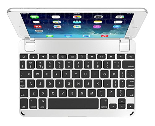 Brydge 7.9 Inches QWERTY English Bluetooth Wireless Keyboard for Apple iPad Mini 1st 2nd and 3rd Generation Lightweight Aluminium Body Backlit Keys Si