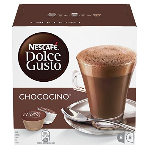 Best Value NESCAF Dolce Gusto Chococino Coffee Pods, 16 Capsules (24 Servings, Pack of 3, Total 48 Capsules)